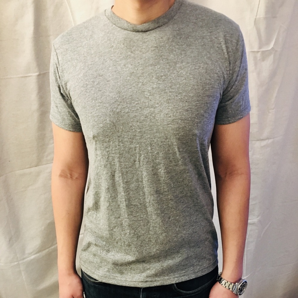 Gray. STRETCHY and SOFT Men’s t-shirt.